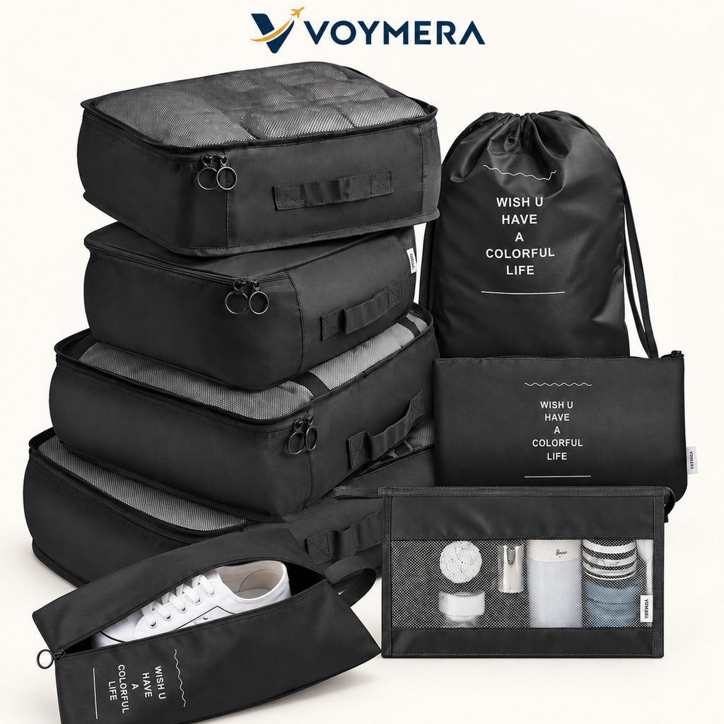VOYMERA Pack8™ 8-Piece Packing Cube Set