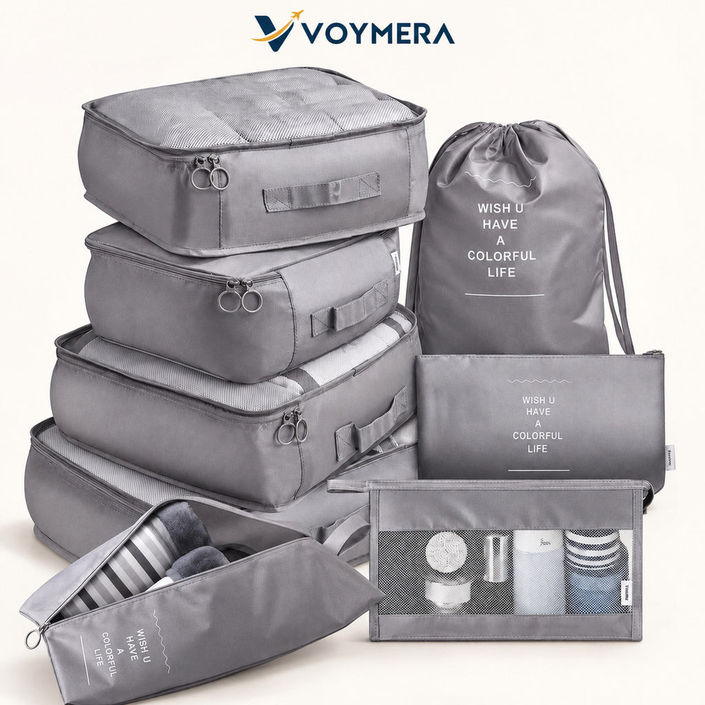 VOYMERA Pack8™ 8-Piece Packing Cube Set