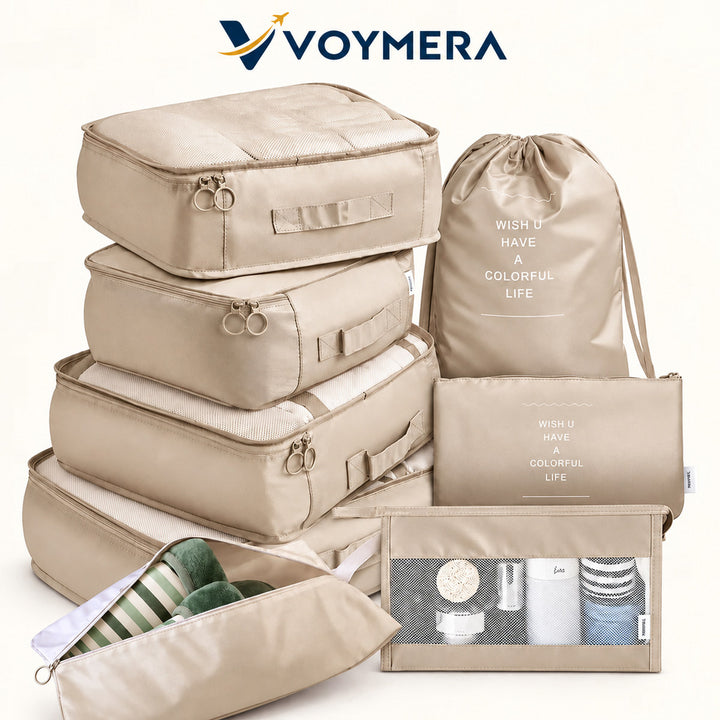 VOYMERA Pack8™ 8-Piece Packing Cube Set