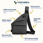 VOYMERA TransitSling™ Multi-Compartment Crossbody Bag